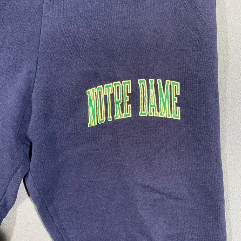 Wolf Athletic Notre Dame Sweatpants Men XL Navy Blue Joggers NCAA College Sport